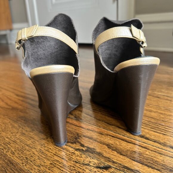 Balenciaga Glove Slingback Sandal, Graphite/Straw, Women's Size 37.5 - Picture 3 of 10